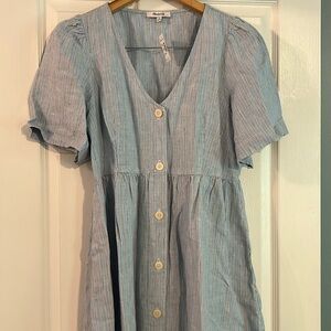 NWT Madewell linen dress